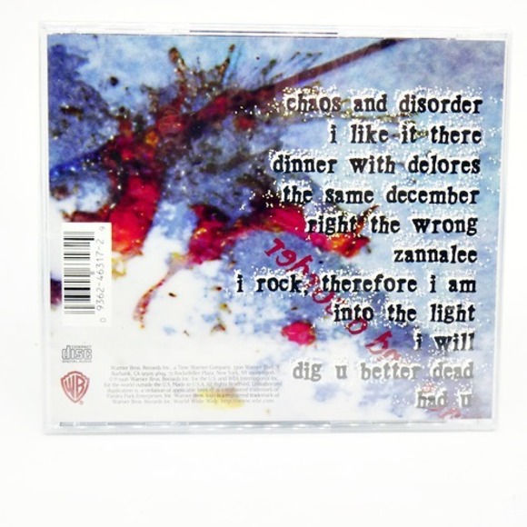 Chaos and Disorder by Prince (CD, Jul-1996, Warner Bros.) RARE NEW Sealed - Picture 2 of 2